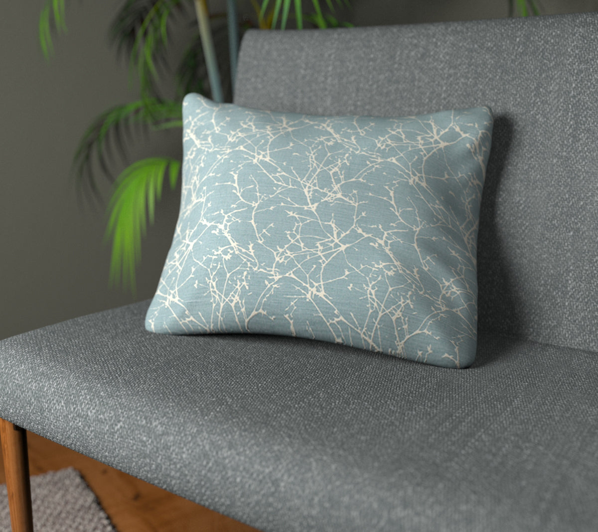 Acacia Tourmaline Plain Cushion