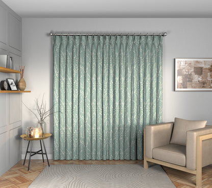 Mikado Rockpool Double Pleat Curtain