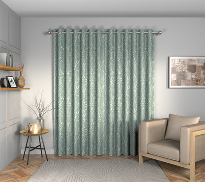 Mikado Rockpool Eyelets Curtain