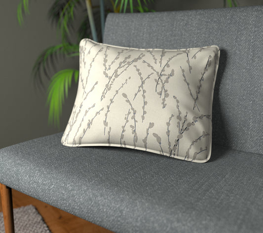 Mikado Natural Piped Cushion