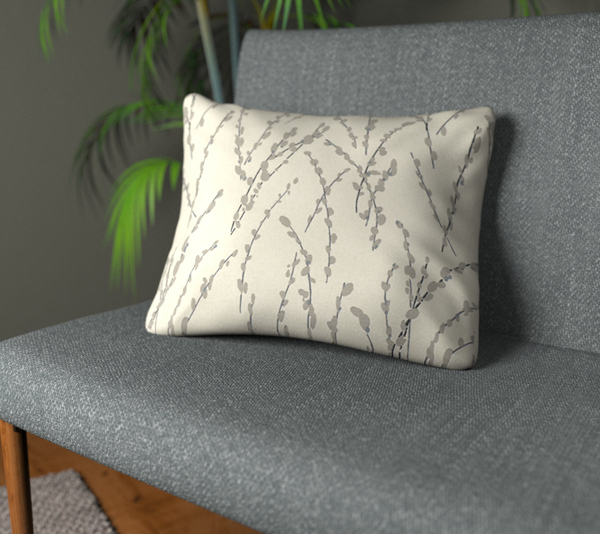 Mikado Natural Plain Cushion