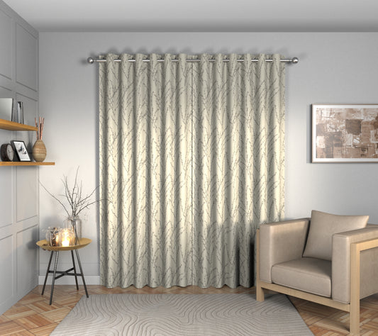 Mikado Natural Eyelets Curtain