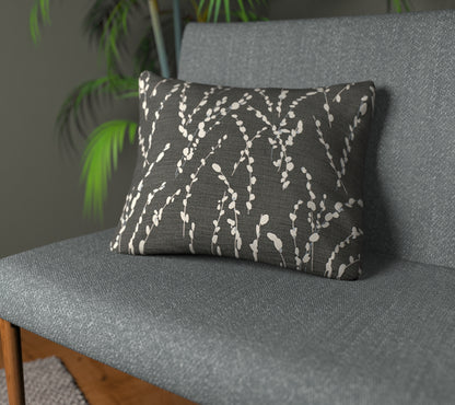 Mikado Grey Seal Plain Cushion