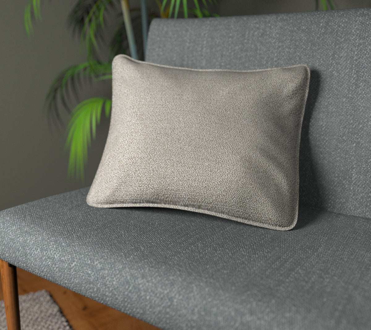 Olavi Stucco Piped Cushion