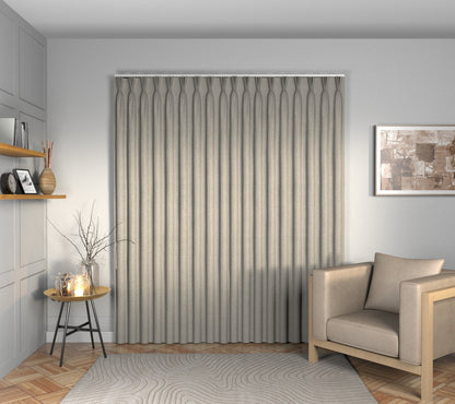 Olavi Stucco Triple Pleat Curtain