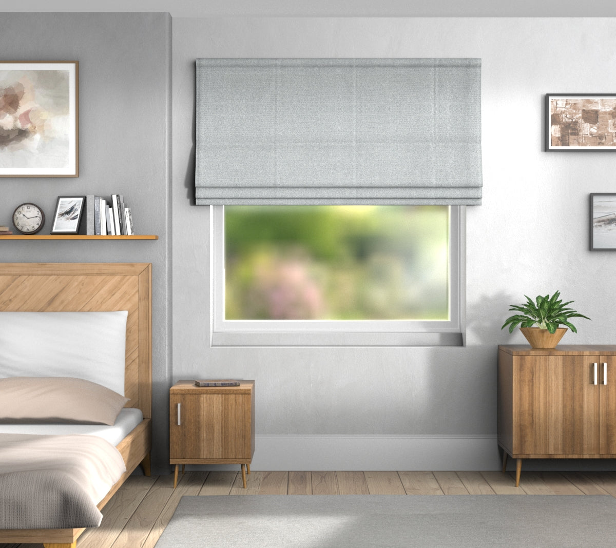 Olavi Gris Default Roman Blind