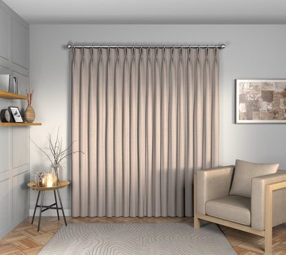 Olavi Wild Rose Double Pleat Curtain