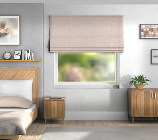 Olavi Wild Rose Default Roman Blind