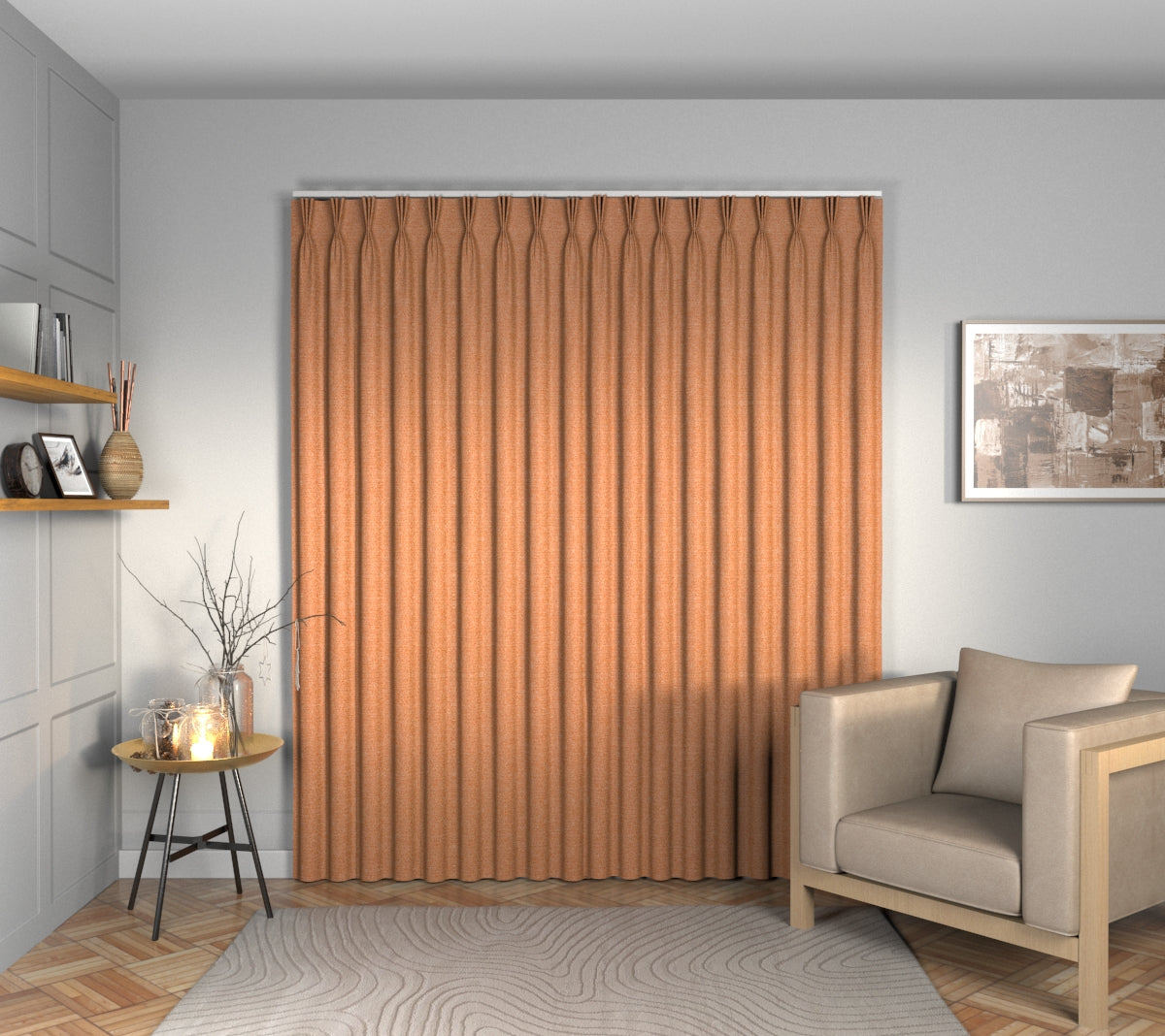 Olavi Clementine Triple Pleat Curtain