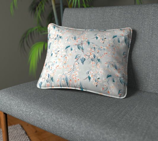 Wisteria Mandarin Piped Cushion