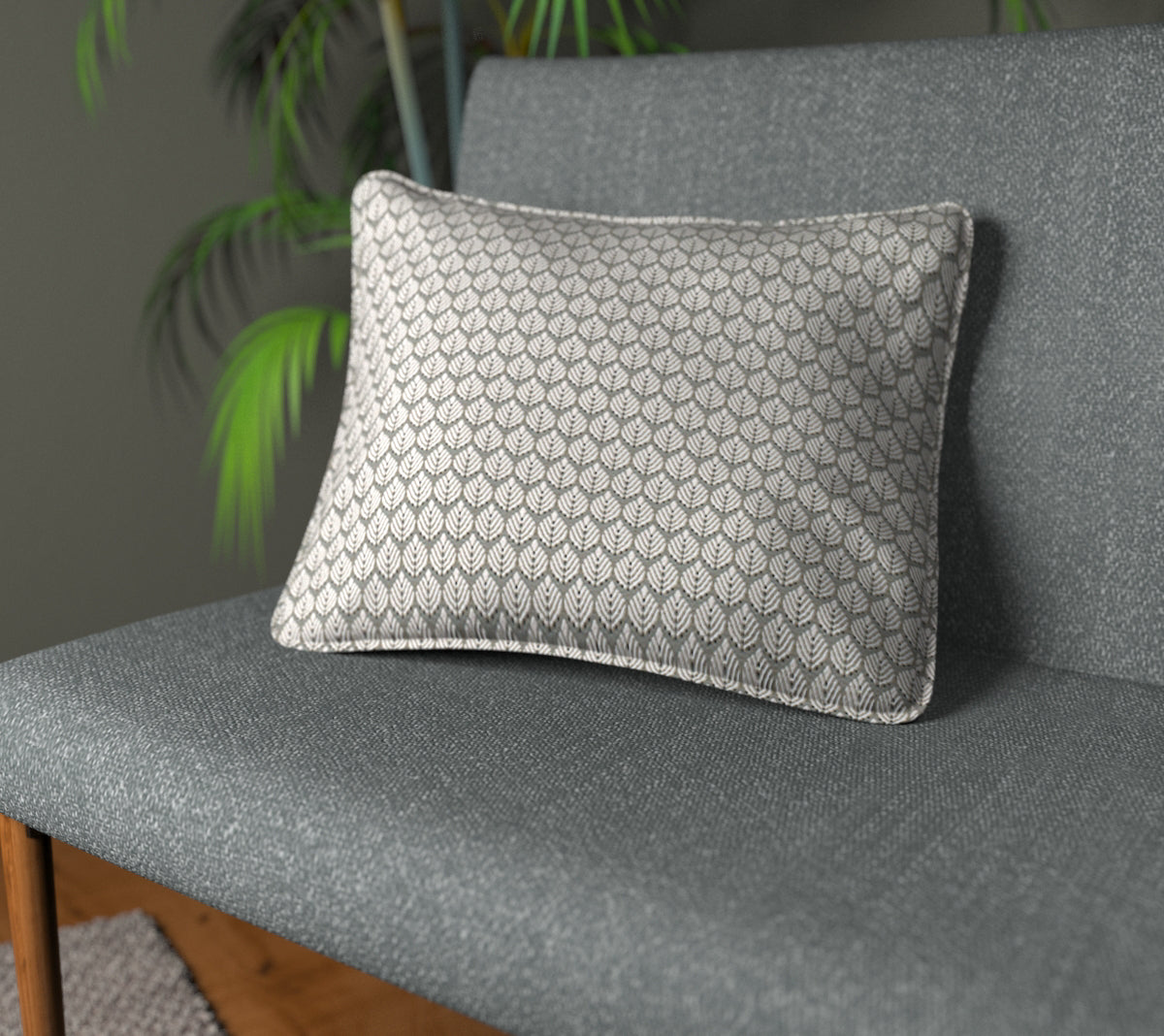 Hennell Turtle Dove Piped Cushion