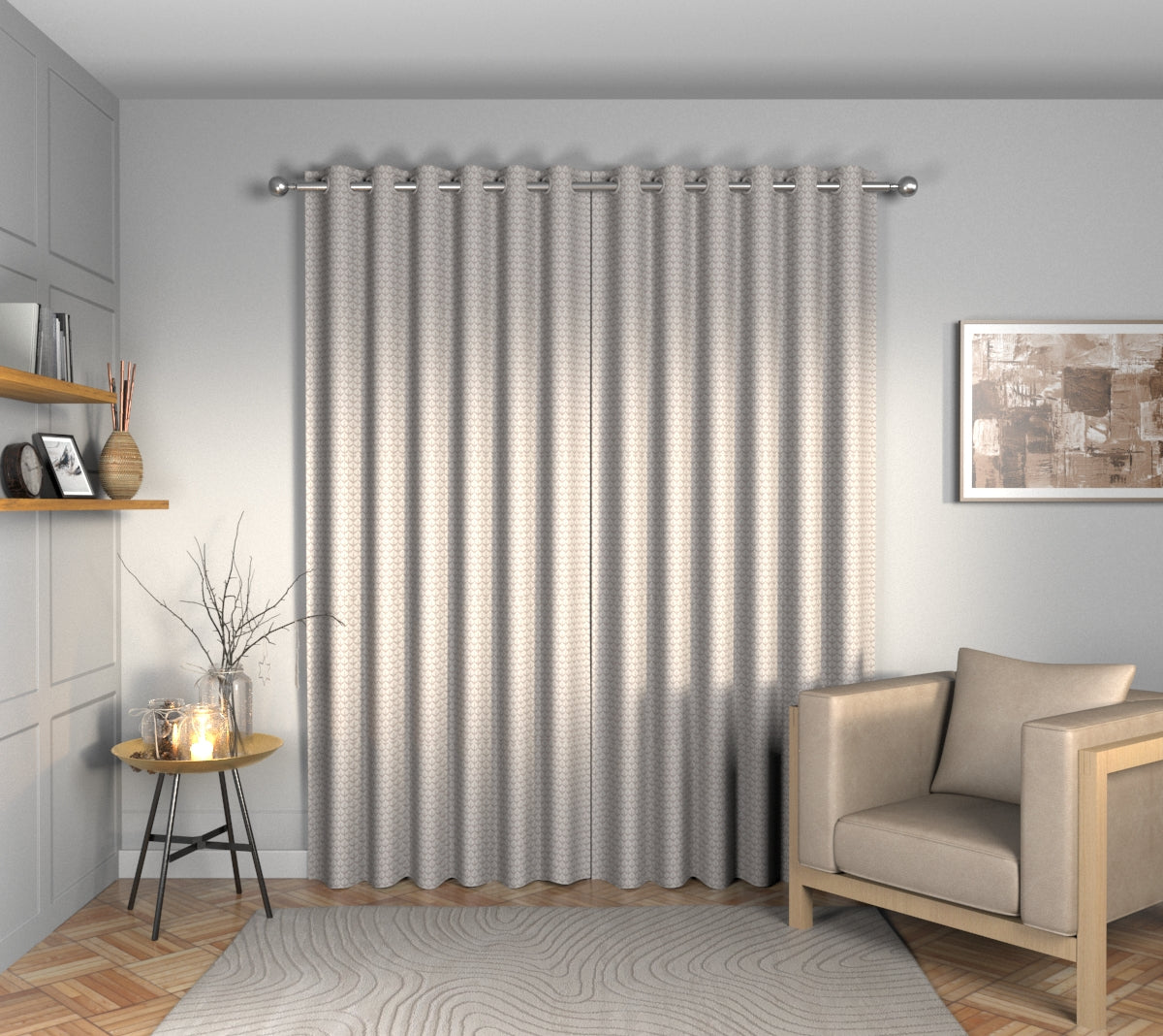 Hennell Perlino Eyelets Curtain