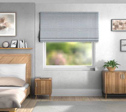 Hennell Buxton Blue Default Roman Blind
