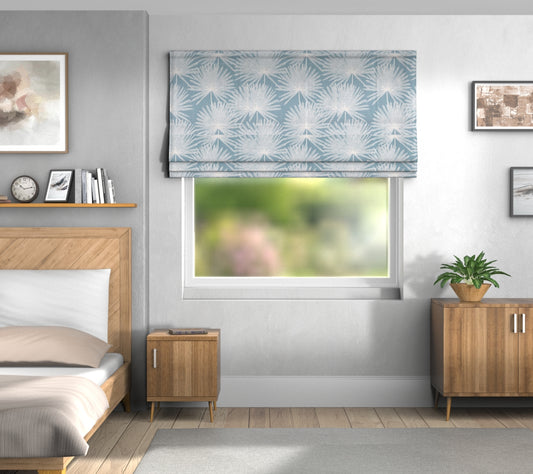 Camansi Smoke Blue Default Roman Blind