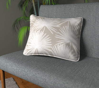 Camansi Mushroom Piped Cushion