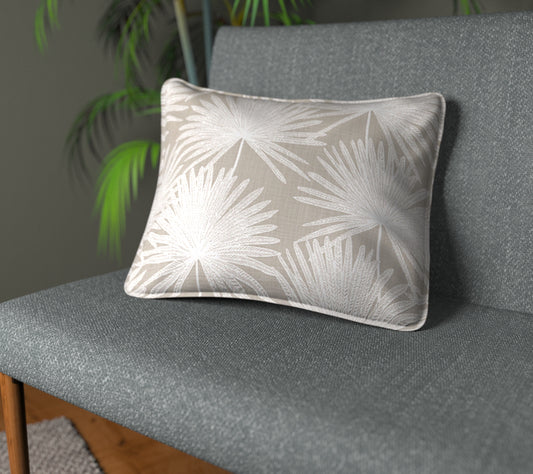 Camansi Mushroom Piped Cushion