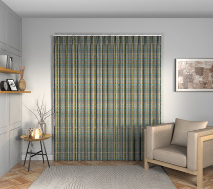Oxley Pesto Triple Pleat Curtain