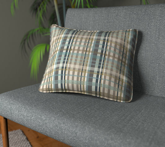 Oxley Tamarind Piped Cushion