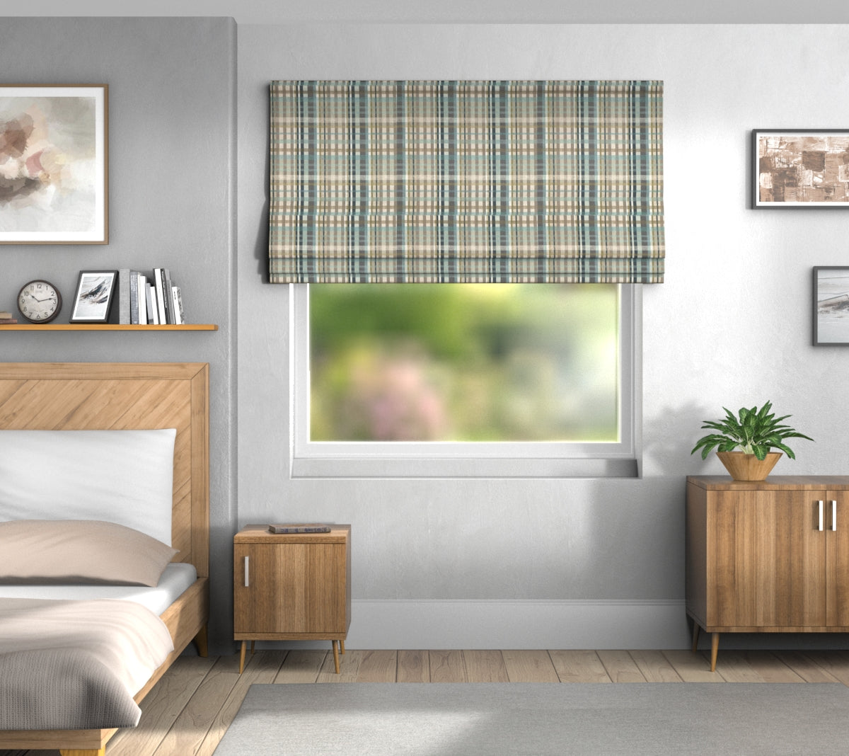 Oxley Tamarind Default Roman Blind