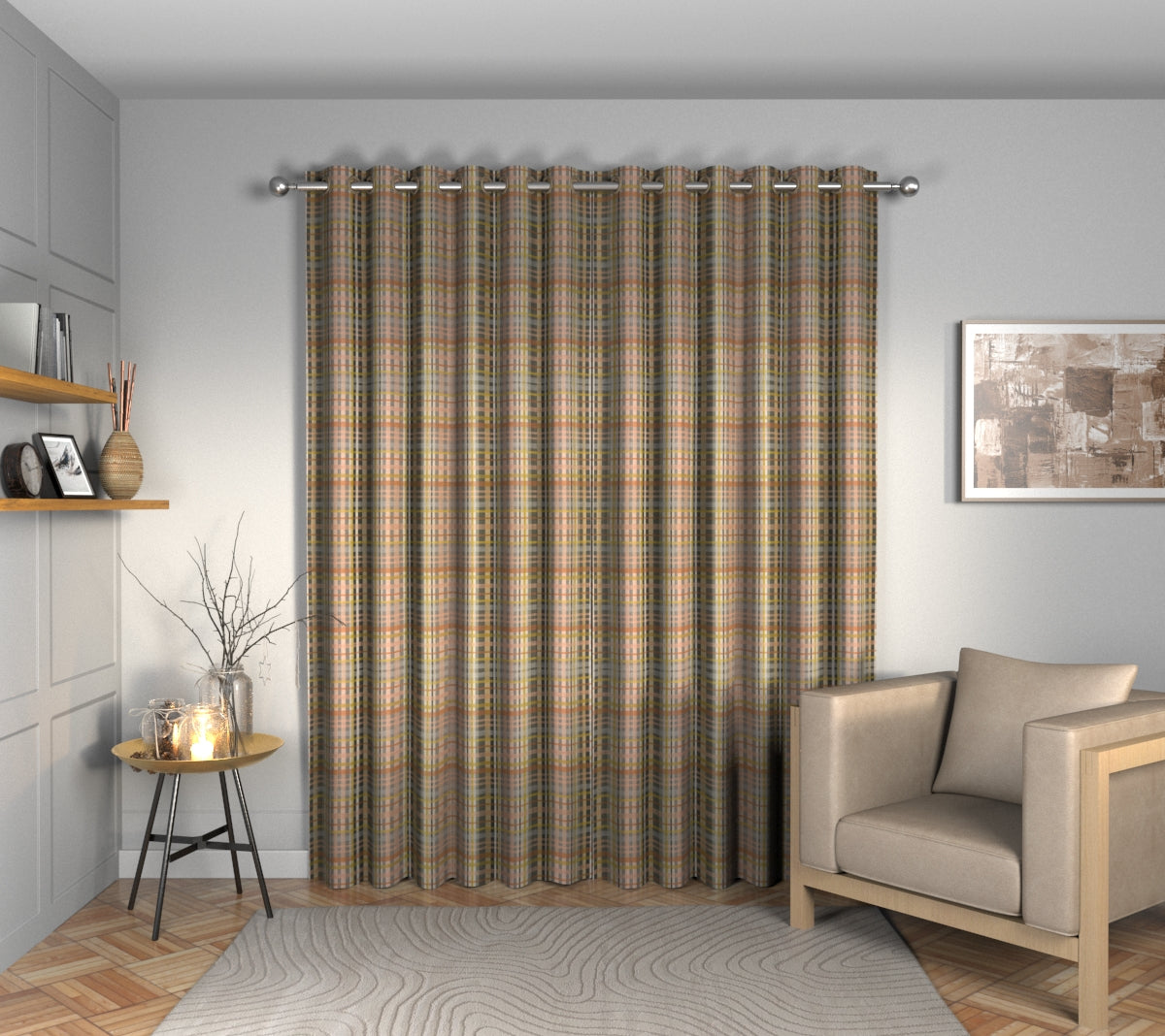 Oxley Sorbet Eyelets Curtain