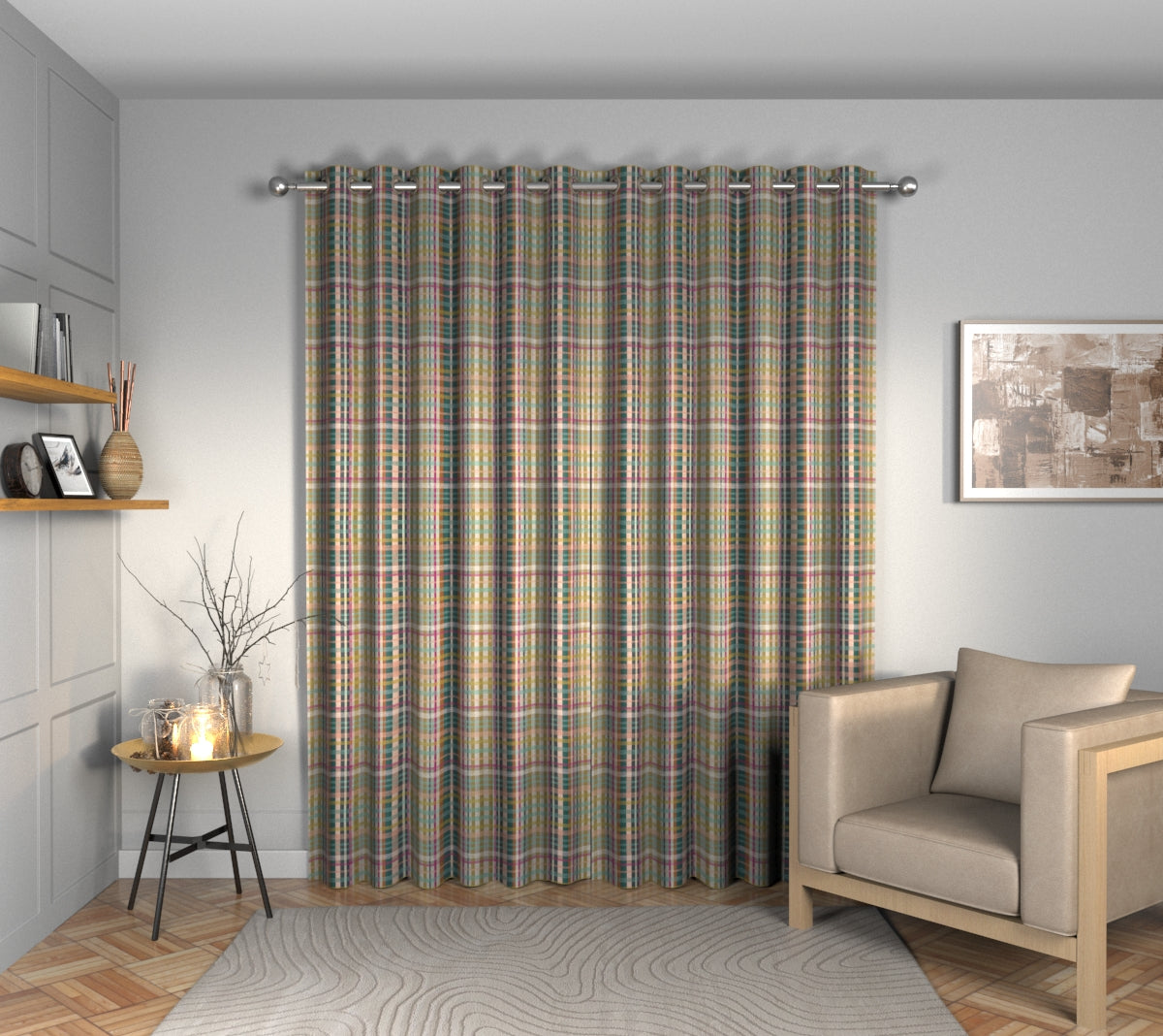Oxley Multi Eyelets Curtain