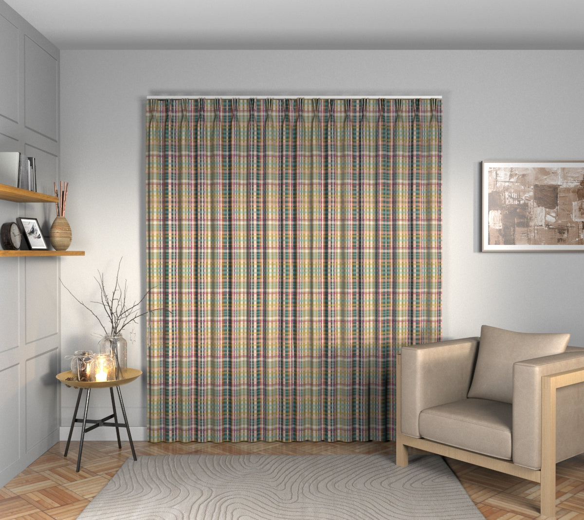 Oxley Multi Triple Pleat Curtain