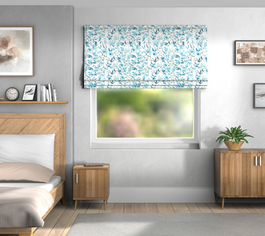 Otelie Cobalt Default Roman Blind