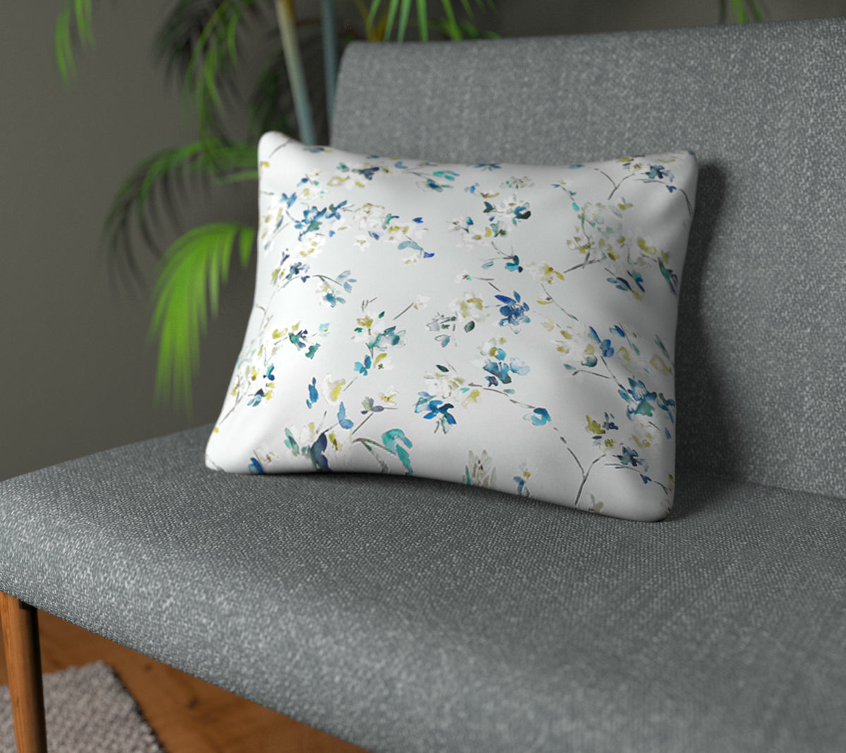 Thalia Kingfisher Plain Cushion