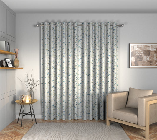 Thalia Kingfisher Eyelets Curtain