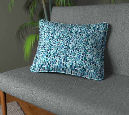 Orrin Cobalt Piped Cushion