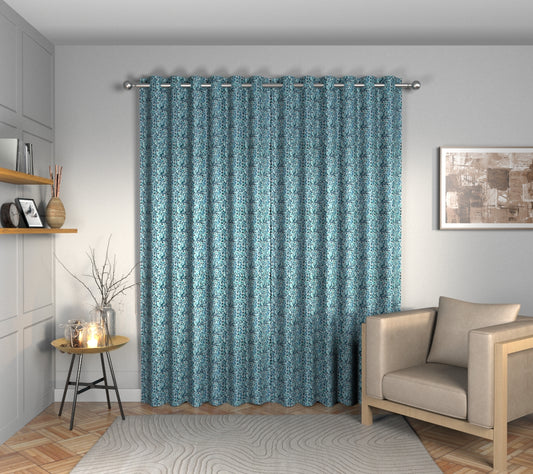 Orrin Cobalt Eyelets Curtain