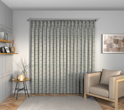 Orrin Eucalyptus Double Pleat Curtain