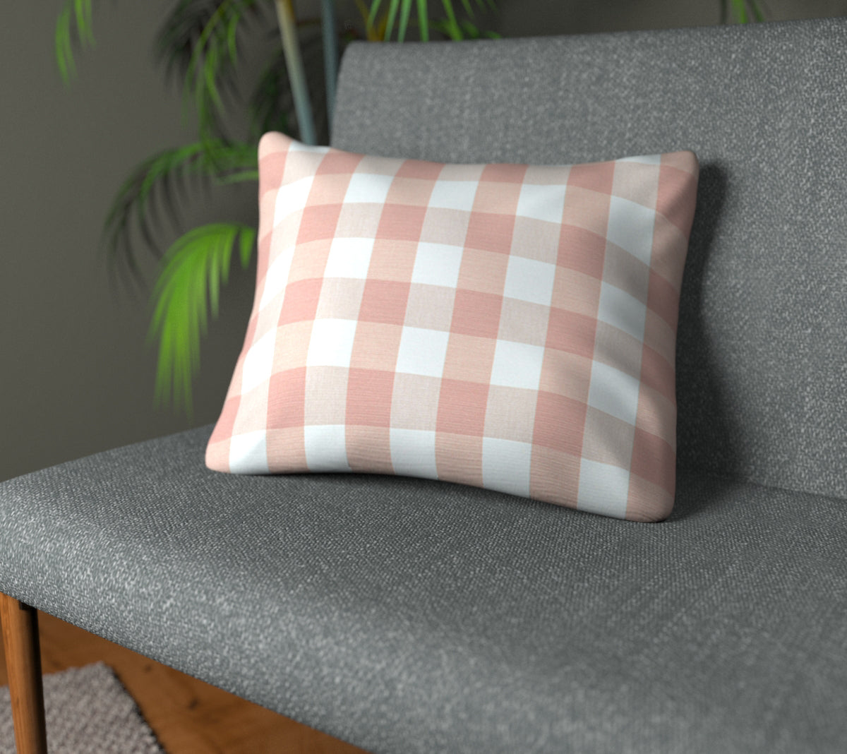 Kemble Rose Quartz Plain Cushion
