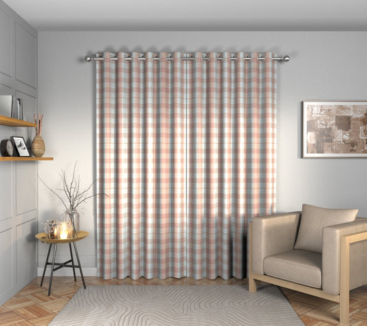 Kemble Rose Quartz Eyelets Curtain