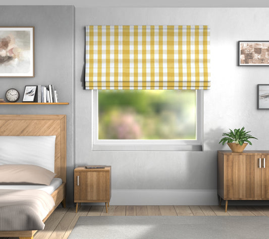 Kemble Sunflower Default Roman Blind