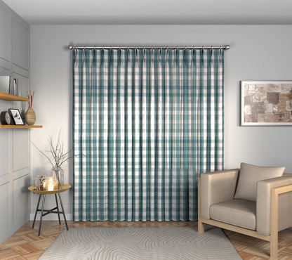 Kemble Robin Egg Double Pleat Curtain