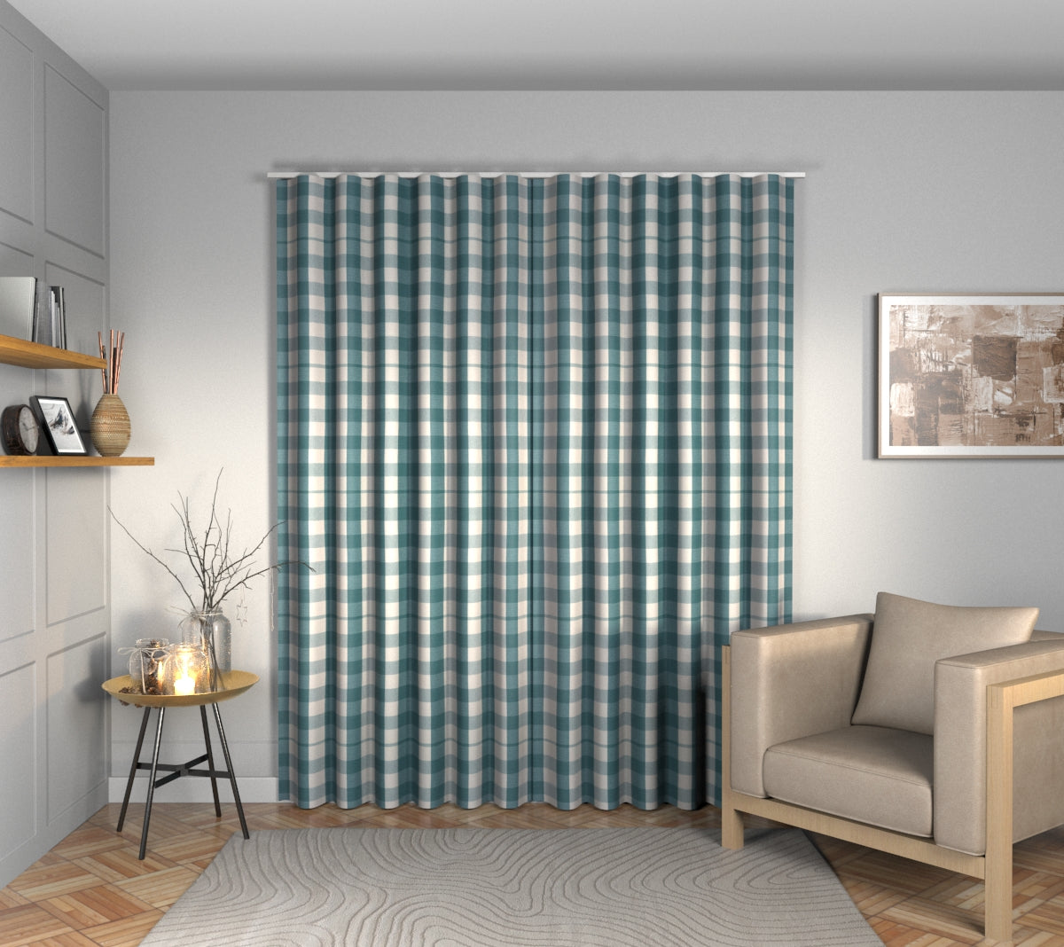 Kemble Robin Egg Wave Curtain