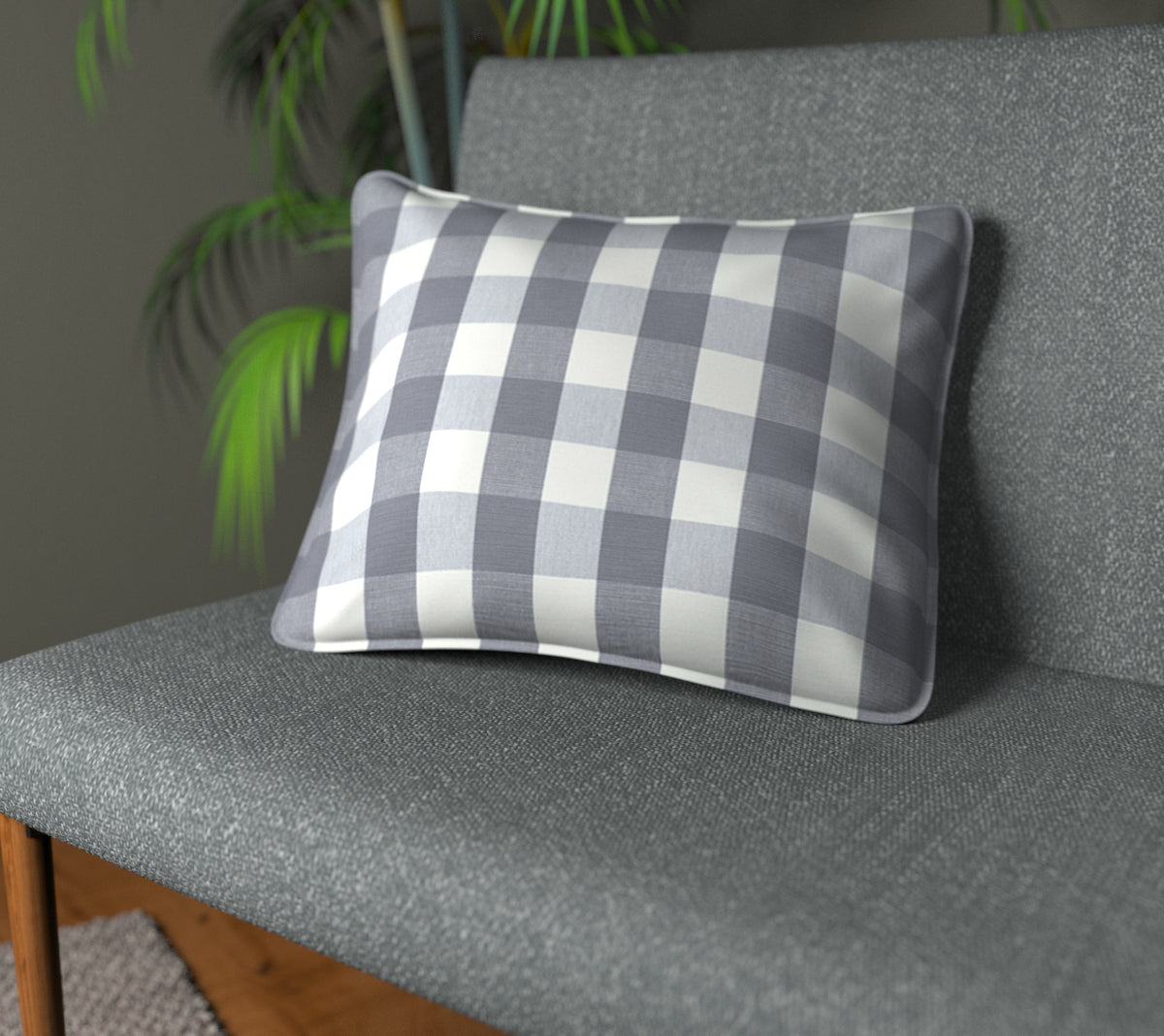Kemble Storm Piped Cushion