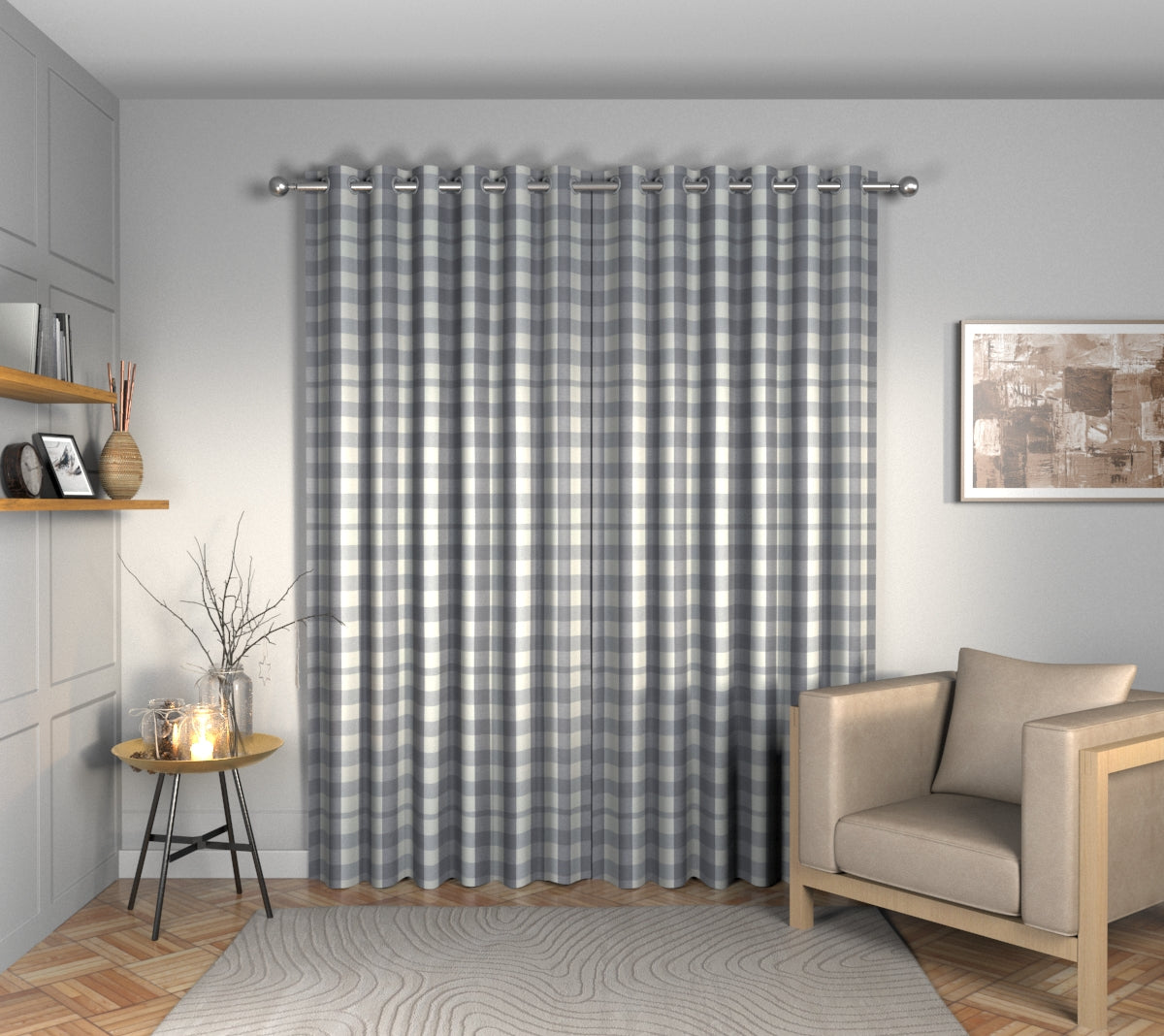 Kemble Storm Eyelets Curtain