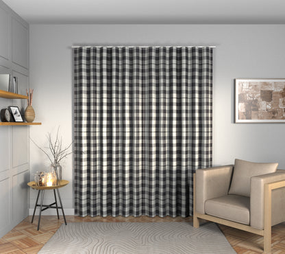 Kemble Charcoal Wave Curtain