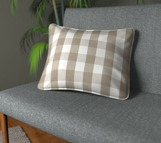 Kemble Stucco Piped Cushion