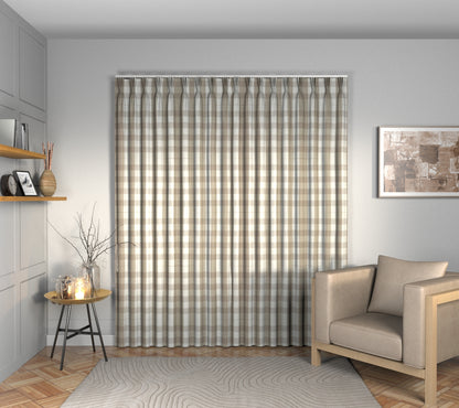 Kemble Stucco Triple Pleat Curtain