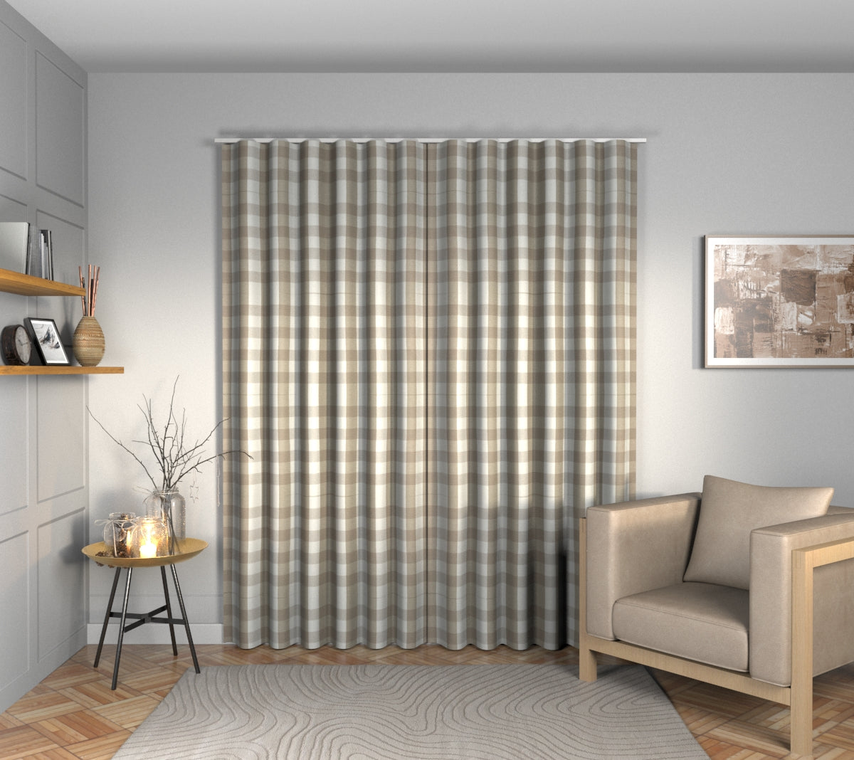 Kemble Stucco Wave Curtain