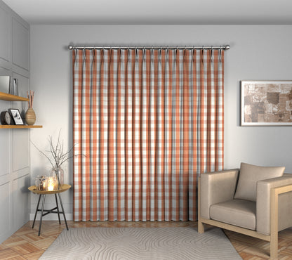 Kemble Mango Double Pleat Curtain