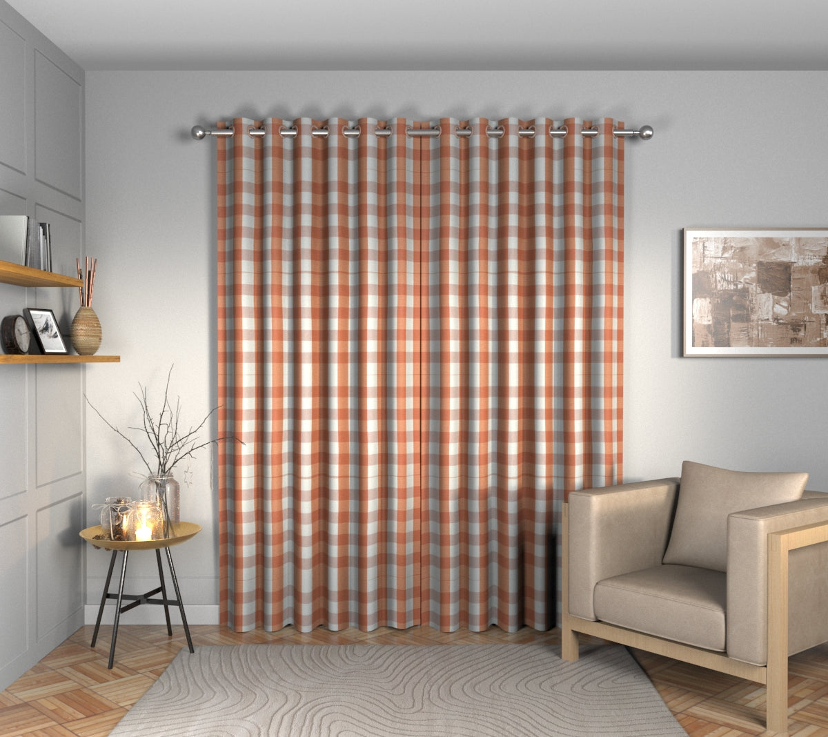 Kemble Mango Eyelets Curtain