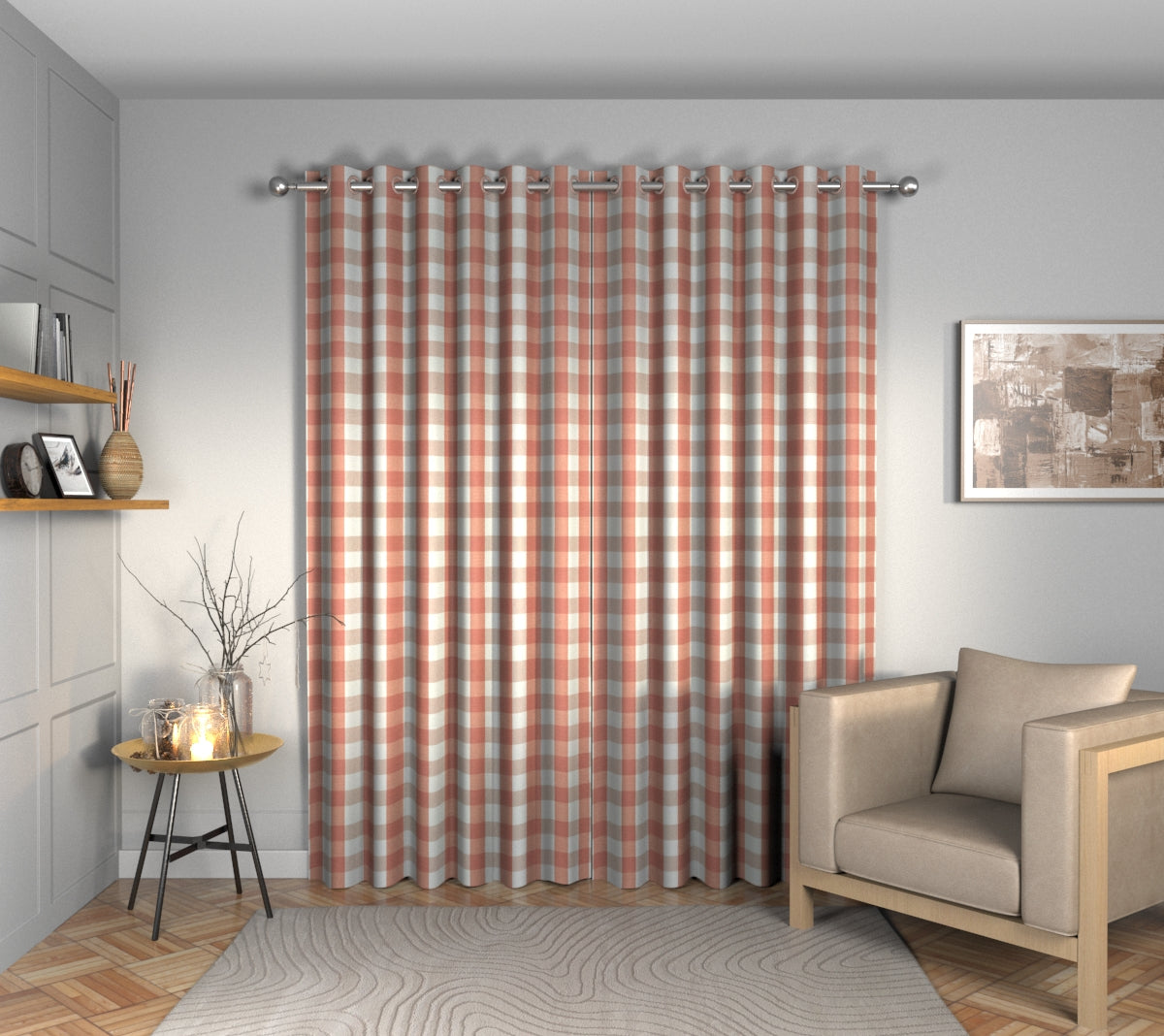 Kemble Serandite Eyelets Curtain