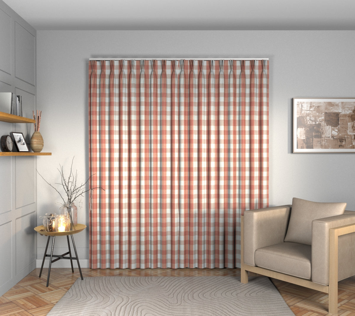 Kemble Serandite Triple Pleat Curtain