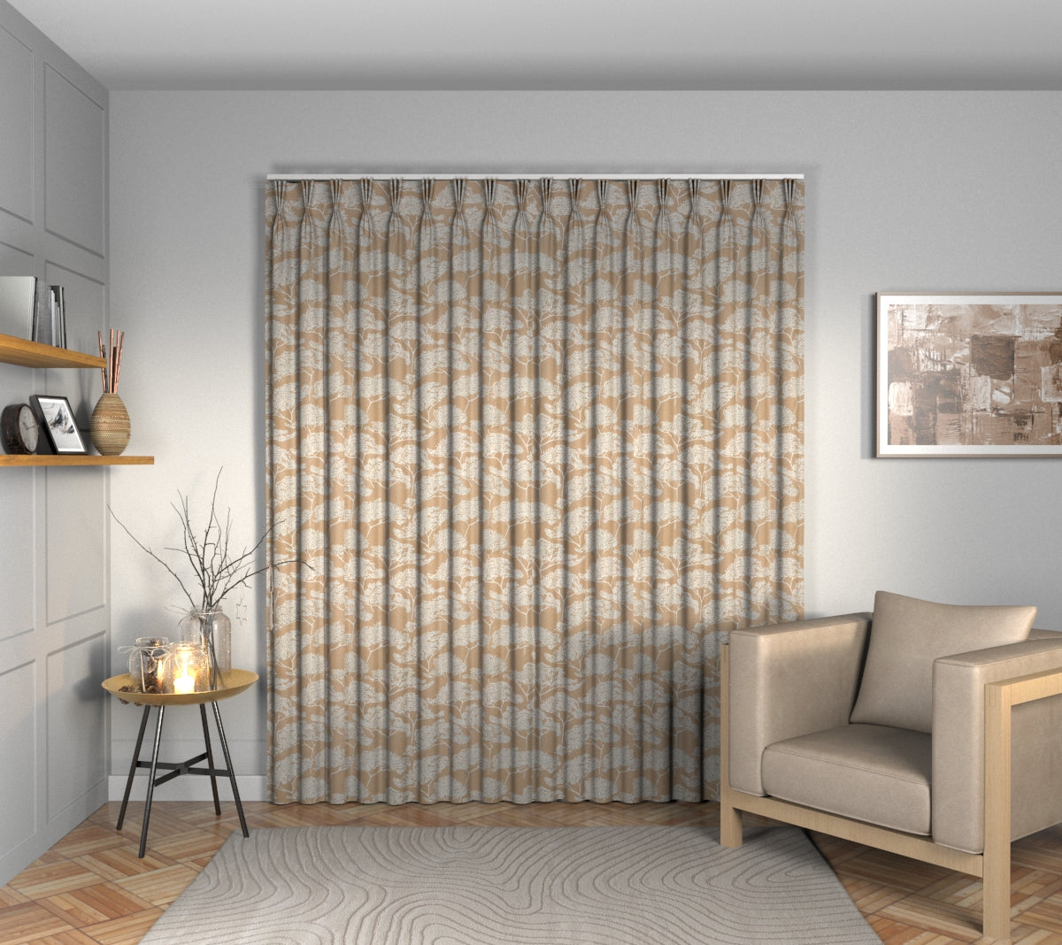 Itami Spice Triple Pleat Curtain