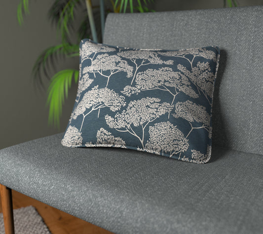Itami Gunmetal Piped Cushion