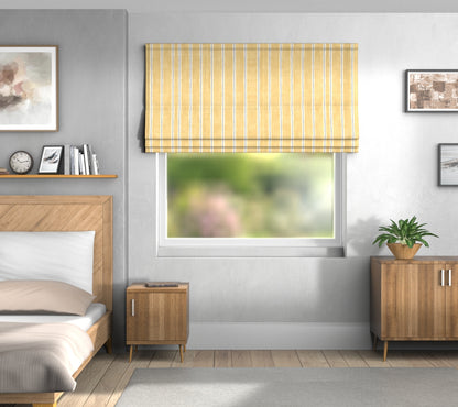 Rowing Stripe Sand Default Roman Blind